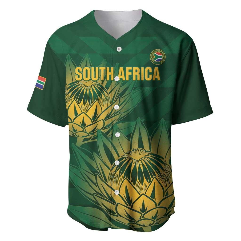 Custom South Africa Cricket Baseball Jersey Go Champions Proteas LT14