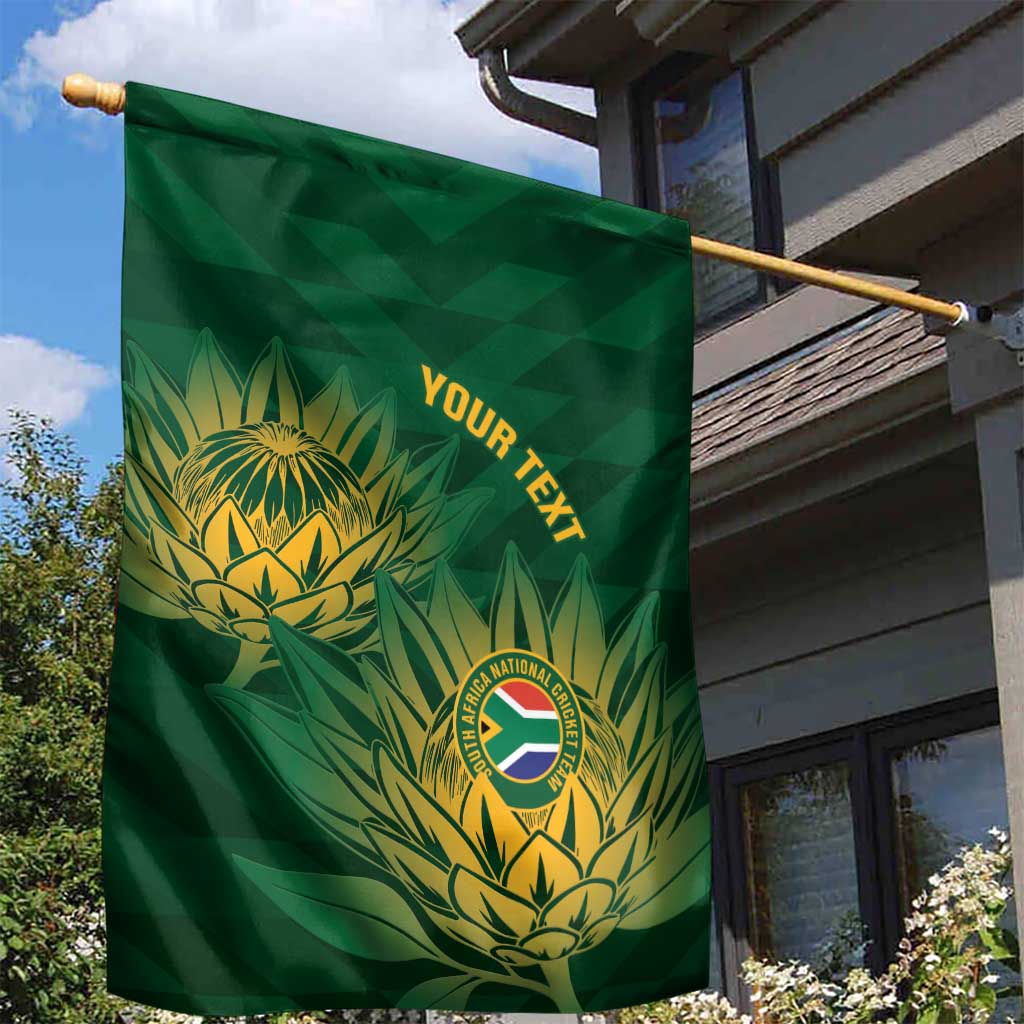 Custom South Africa Cricket Garden Flag Go Champions Proteas LT14