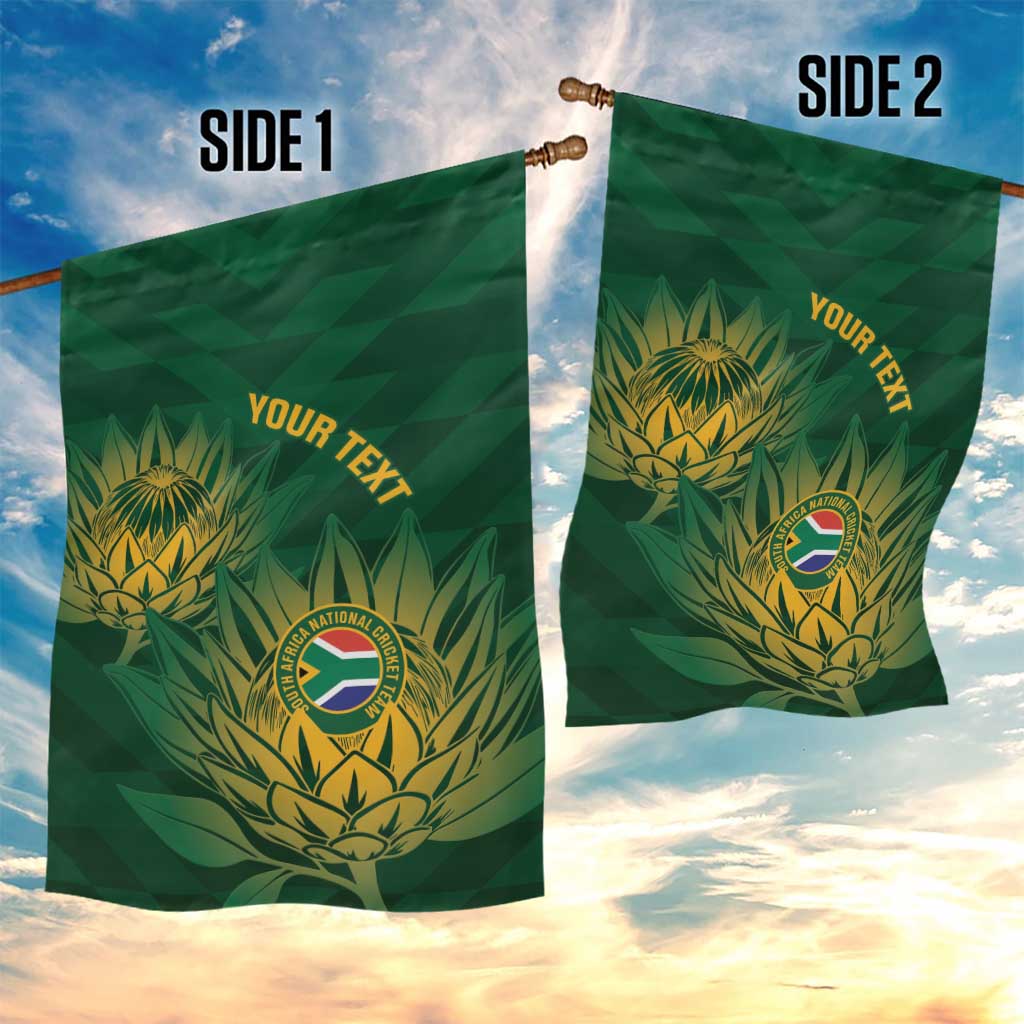 Custom South Africa Cricket Garden Flag Go Champions Proteas LT14