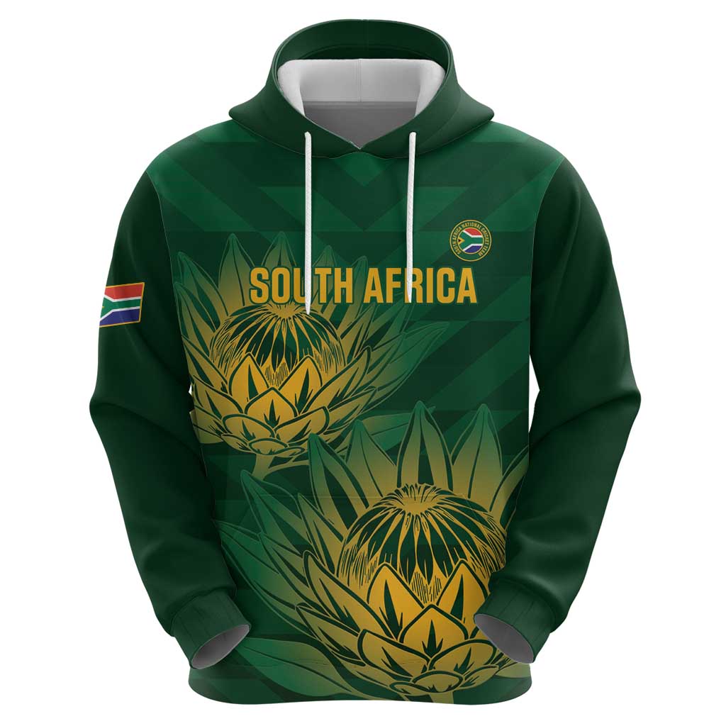 Custom South Africa Cricket Hoodie Go Champions Proteas LT14