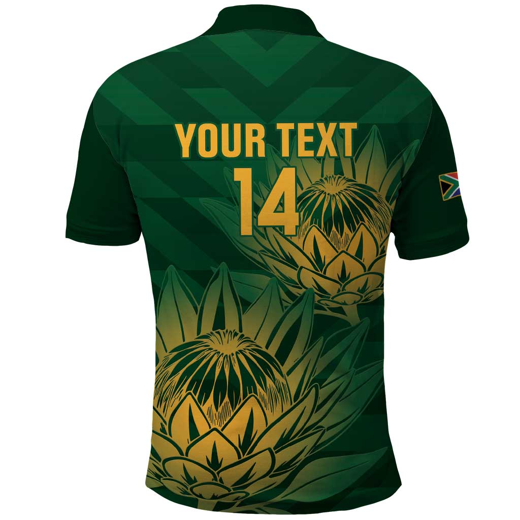 Custom South Africa Cricket Polo Shirt Go Champions Proteas LT14