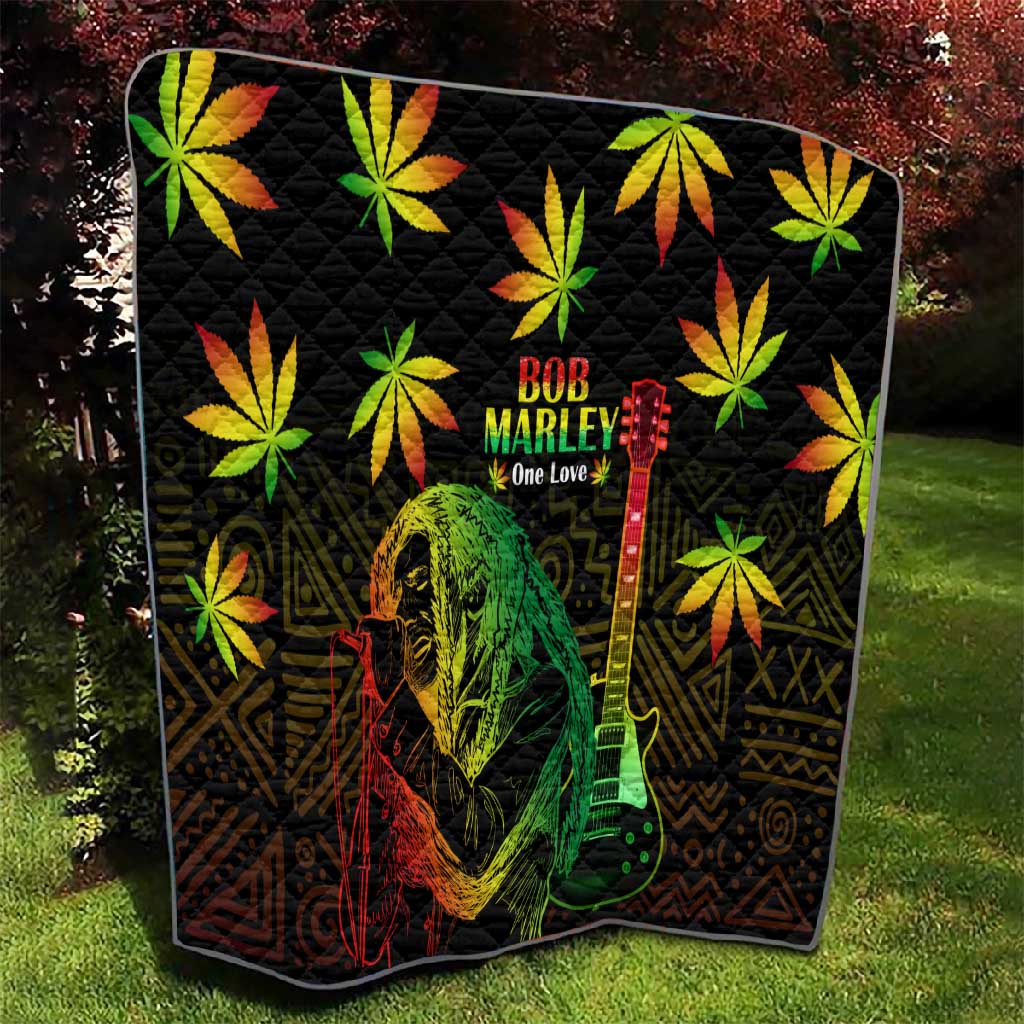 Afro Jamaica Legend Bob Day Quilt One Love Jamaican Reggae African Pattern LT14
