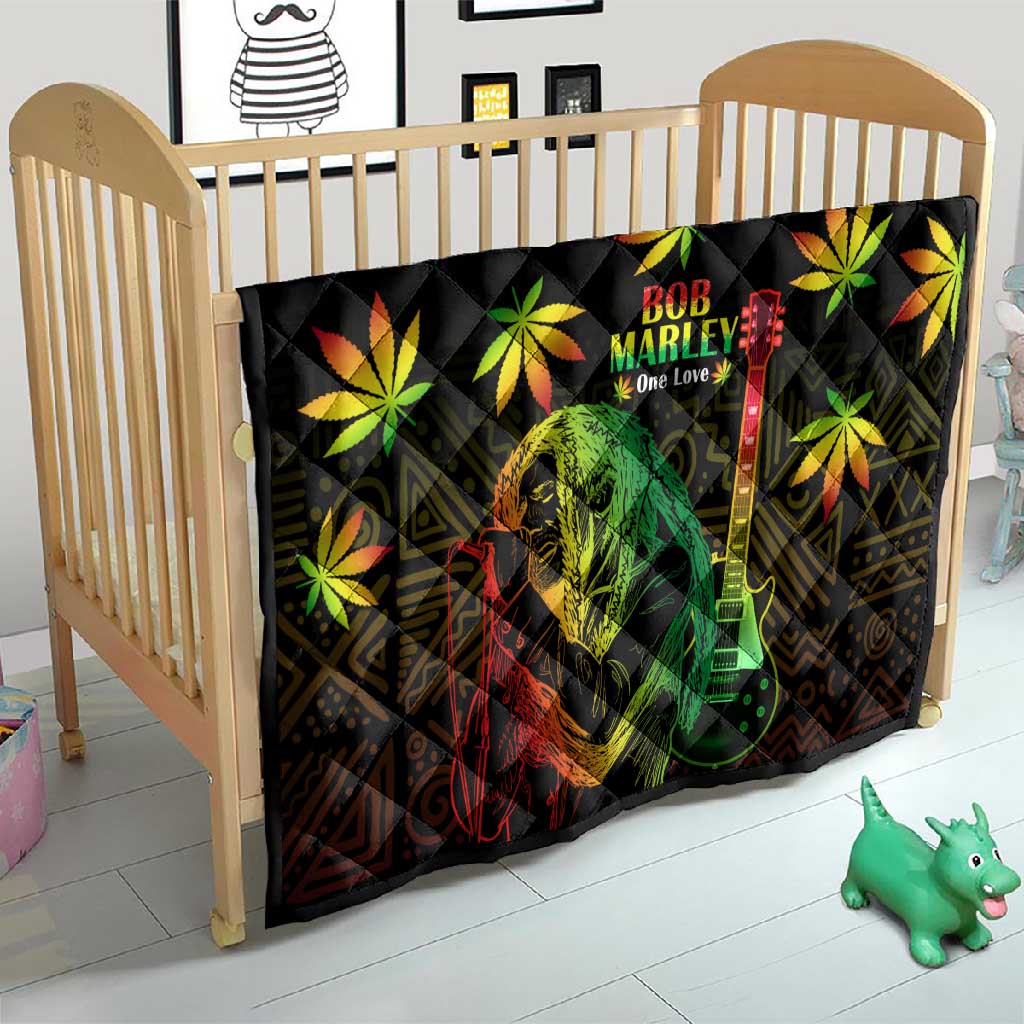 Afro Jamaica Legend Bob Day Quilt One Love Jamaican Reggae African Pattern LT14