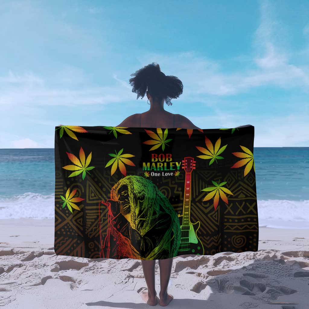 Afro Jamaica Legend Bob Day Sarong One Love Jamaican Reggae African Pattern LT14