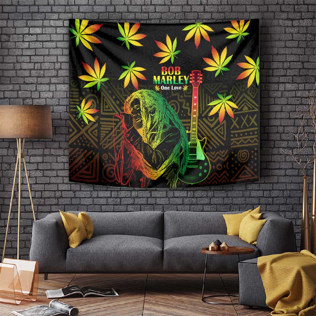 Afro Jamaica Legend Bob Day Tapestry One Love Jamaican Reggae African Pattern LT14