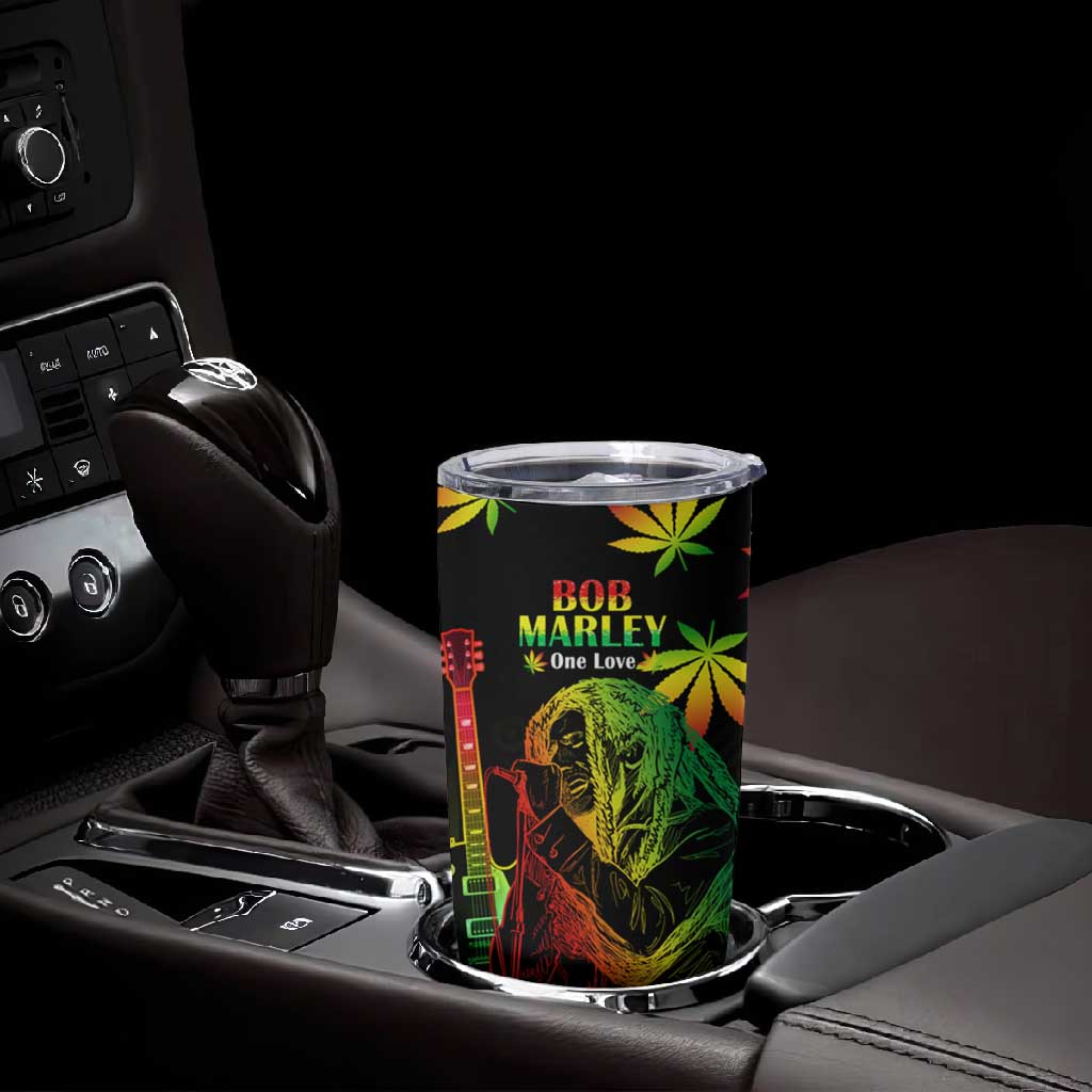 Afro Jamaica Legend Bob Day Tumbler Cup One Love Jamaican Reggae African Pattern LT14
