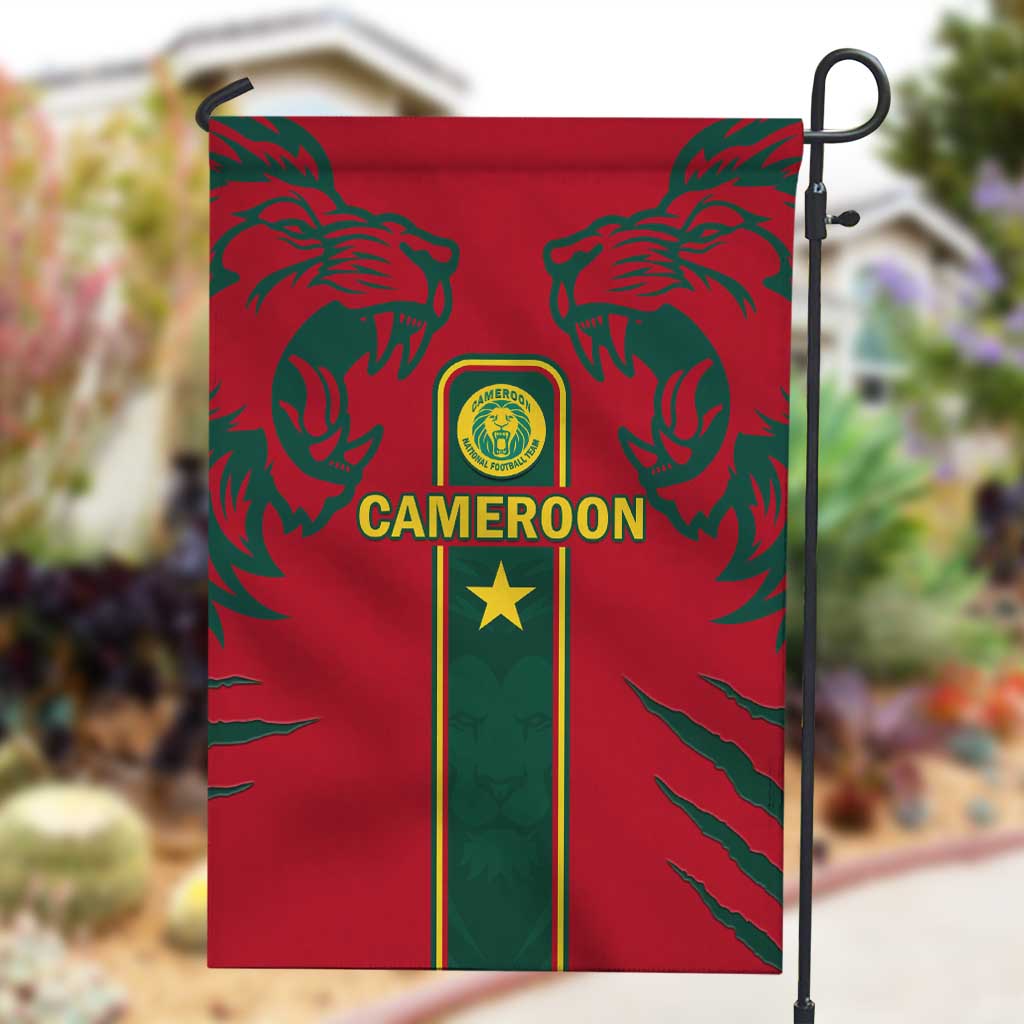 Cameroon Football Garden Flag 2024 African Nations Go Champions Lion Style LT14