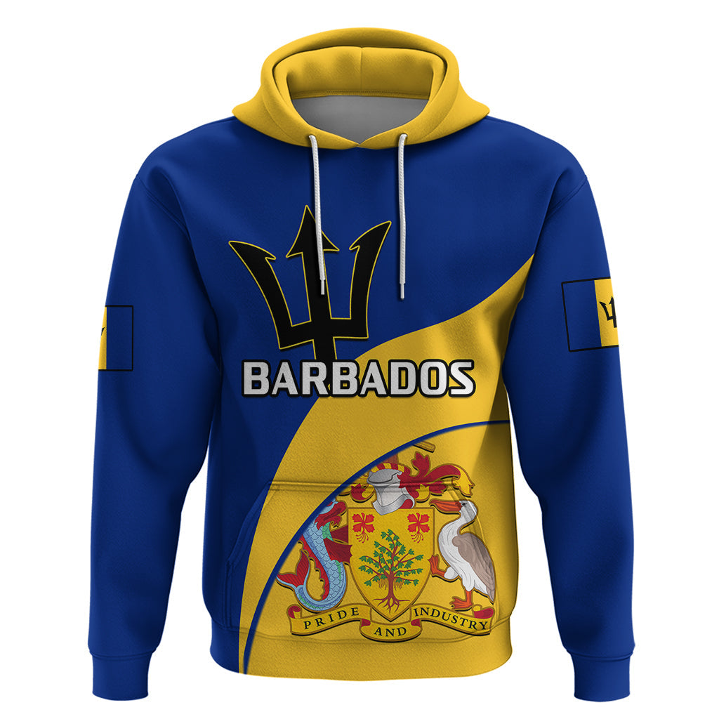 Barbados Hoodie Barbadian Coat Of Arms LT14