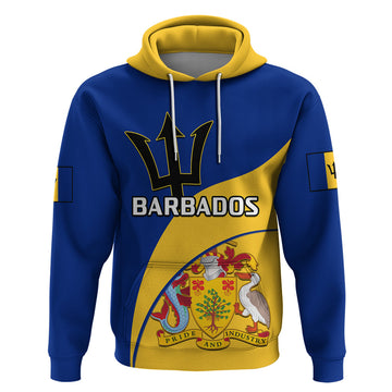 Barbados Hoodie Barbadian Coat Of Arms LT14