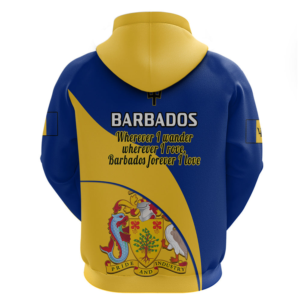 Barbados Hoodie Barbadian Coat Of Arms LT14