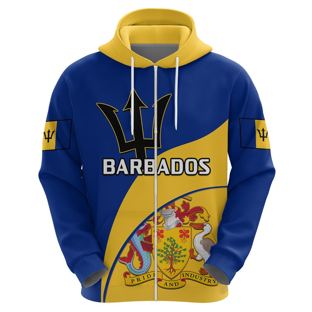 Barbados Hoodie Barbadian Coat Of Arms LT14