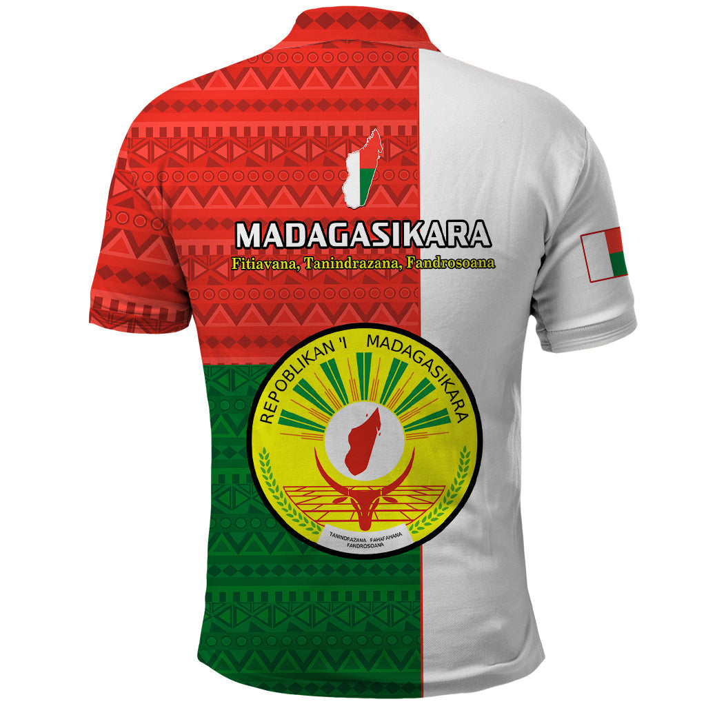 26 June Madagascar Independence Day Polo Shirt Madagasikara African Pattern LT14