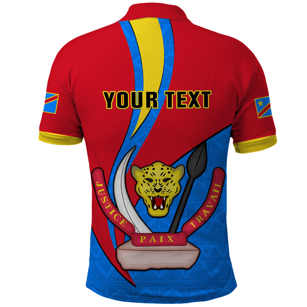 Personalised 30 June Democratic Republic of the Congo Independence Day Polo Shirt Happy 63rd Anniversary LT14
