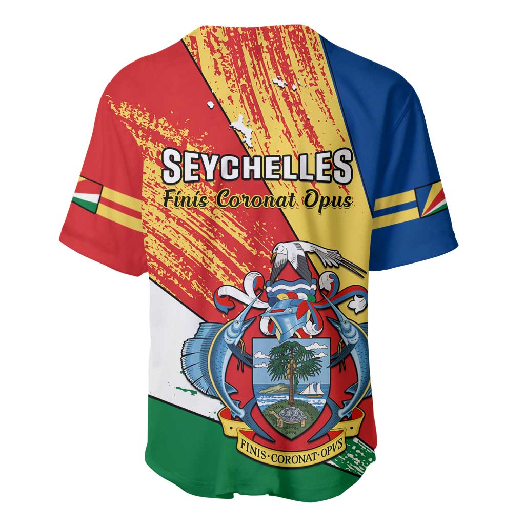 29 June Seychelles Independence Day Baseball Jersey Flag Style LT14