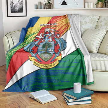29 June Seychelles Independence Day Blanket Flag Style LT14
