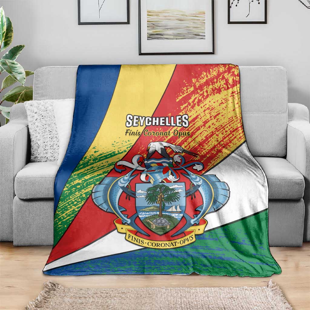 29 June Seychelles Independence Day Blanket Flag Style LT14