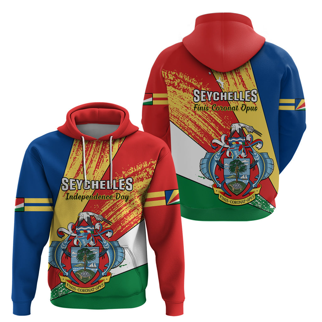 29 June Seychelles Independence Day Hoodie Flag Style LT14