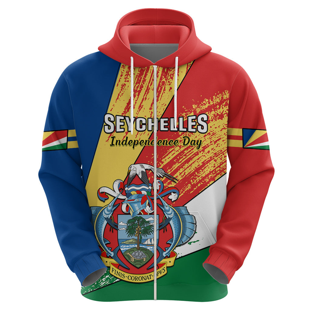 29 June Seychelles Independence Day Hoodie Flag Style LT14