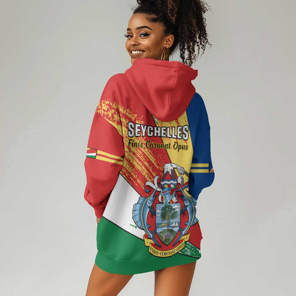 29 June Seychelles Independence Day Hoodie Dress Flag Style LT14