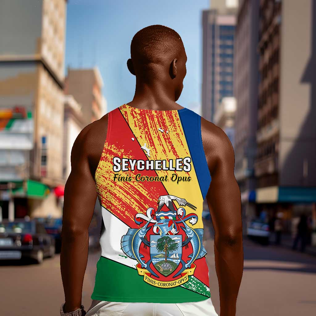 29 June Seychelles Independence Day Men Tank Top Flag Style LT14