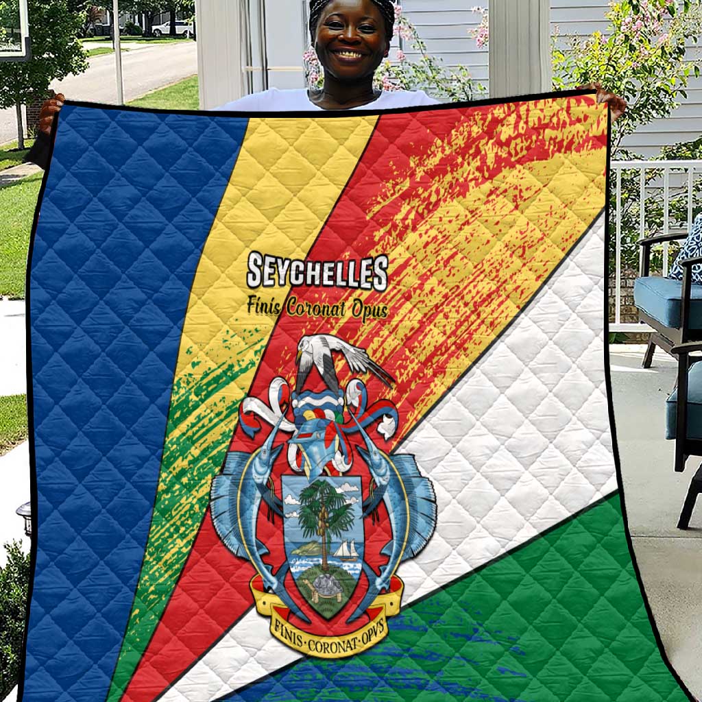 29 June Seychelles Independence Day Quilt Flag Style LT14
