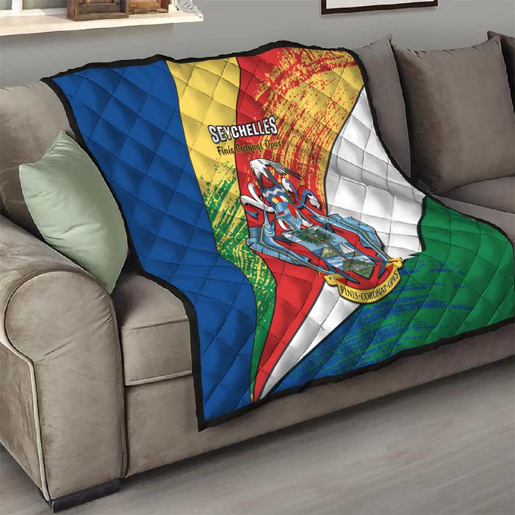 29 June Seychelles Independence Day Quilt Flag Style LT14