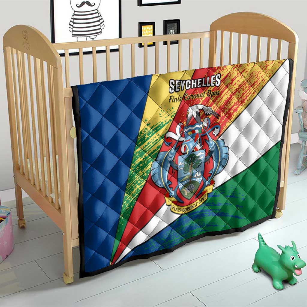29 June Seychelles Independence Day Quilt Flag Style LT14