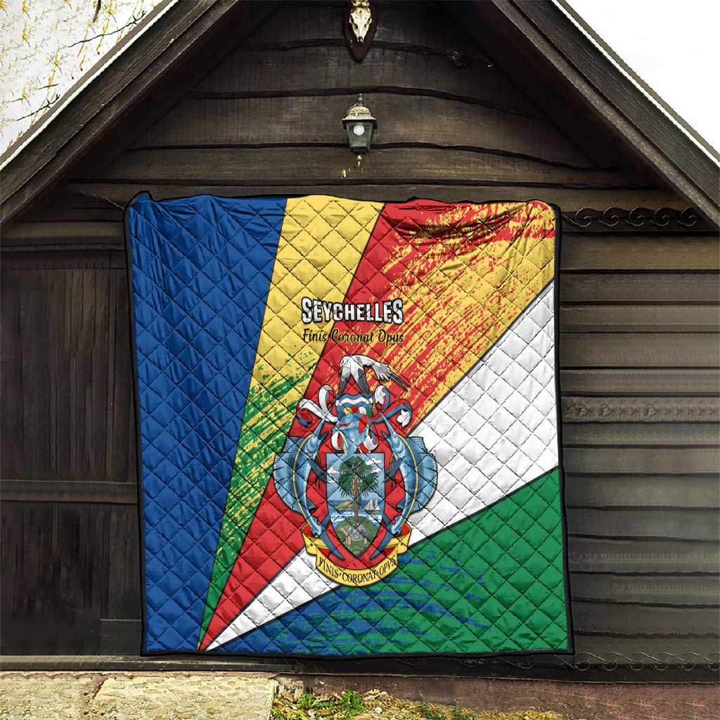 29 June Seychelles Independence Day Quilt Flag Style LT14