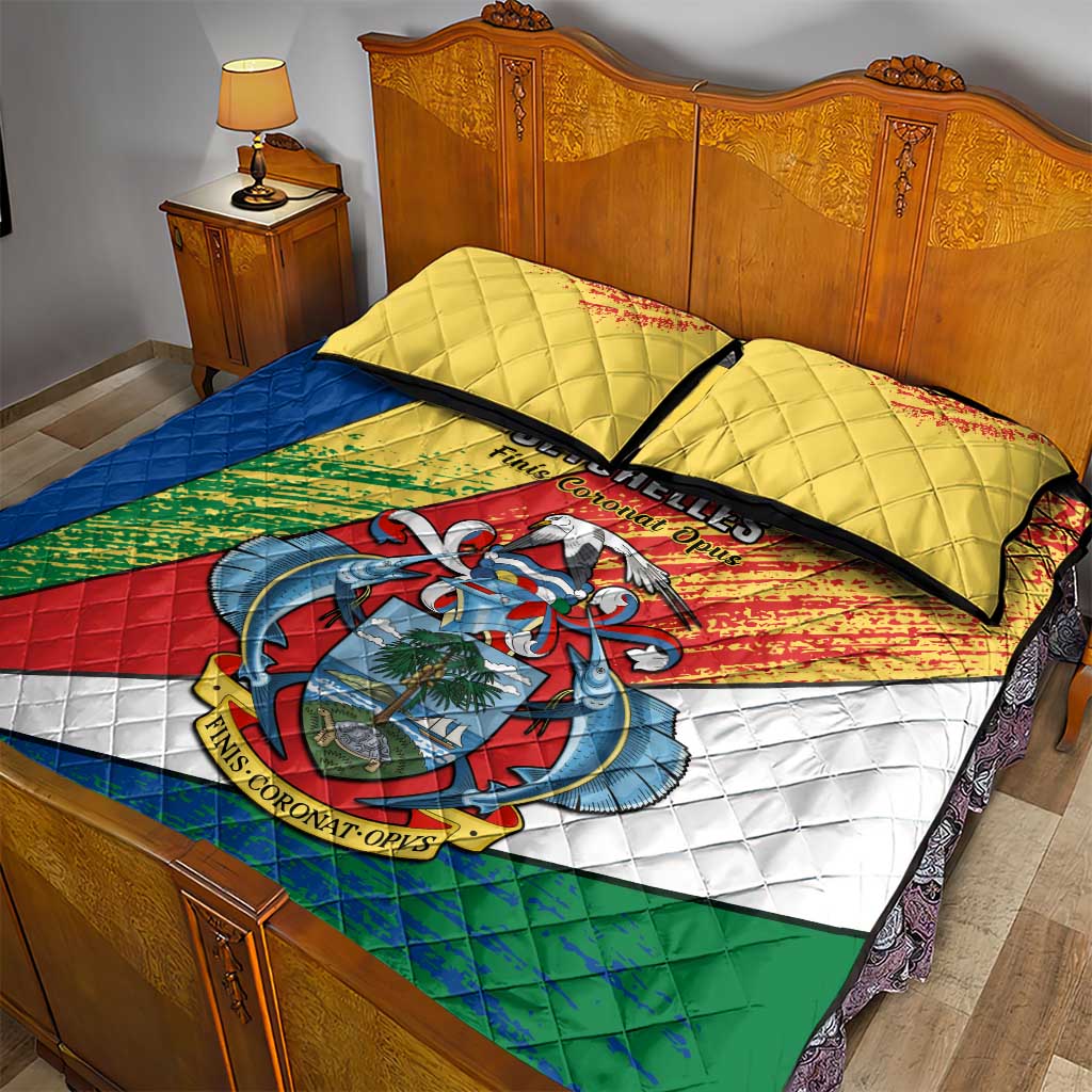 29 June Seychelles Independence Day Quilt Bed Set Flag Style LT14