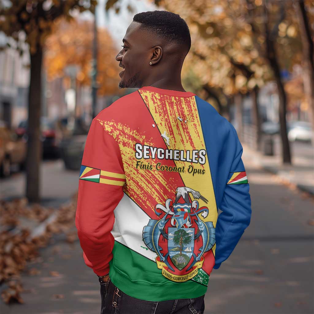 29 June Seychelles Independence Day Sweatshirt Flag Style LT14