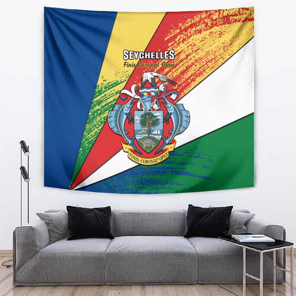 29 June Seychelles Independence Day Tapestry Flag Style LT14