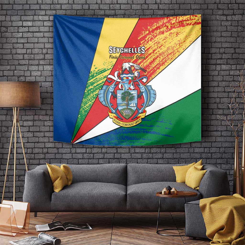 29 June Seychelles Independence Day Tapestry Flag Style LT14