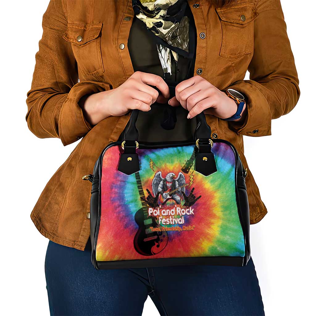 Rock Festival Poland Shoulder Handbag Polska Eagle Mascot Tie Dye Vibes LT14