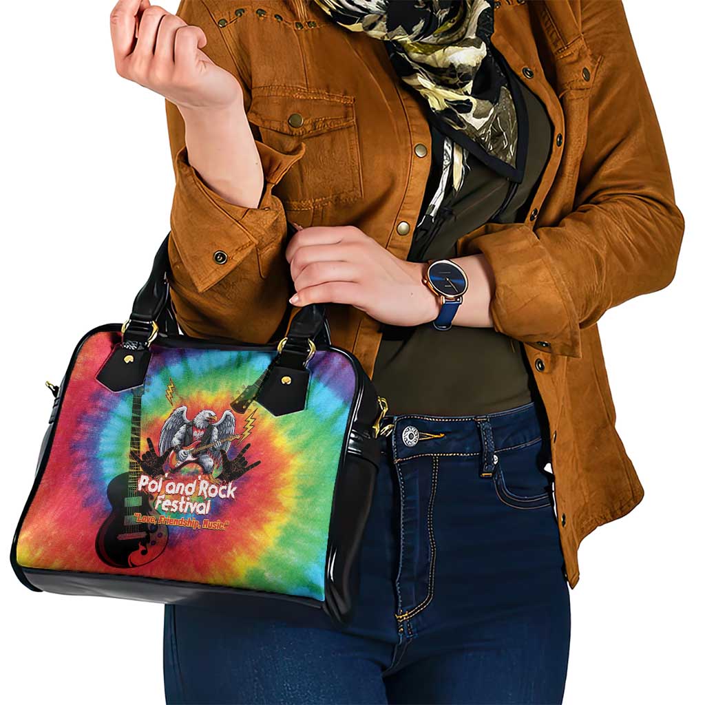 Rock Festival Poland Shoulder Handbag Polska Eagle Mascot Tie Dye Vibes LT14