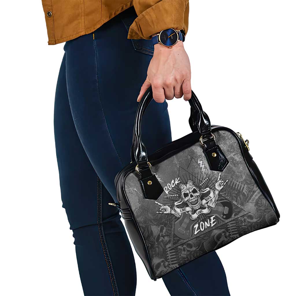 Live Love Rock Skull Shoulder Handbag Retro Grunge Style LT14