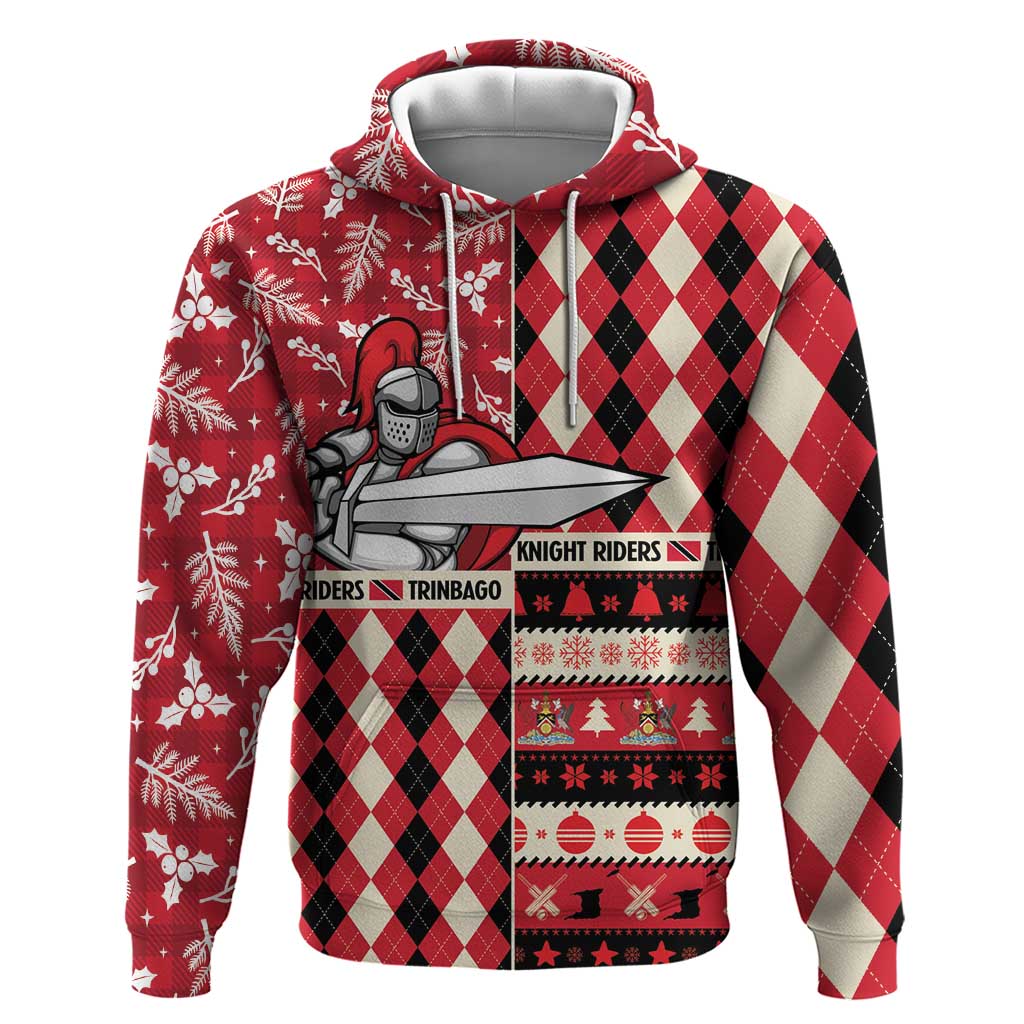 Personalized Trinbago Cricket Christmas Hoodie Merry Xmas Knight Riders LT14