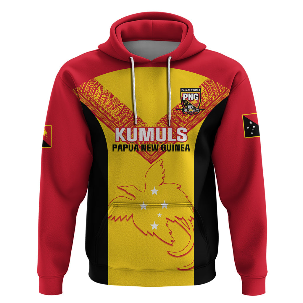 Custom Papua New Guinea Rubgby Hoodie Pacific 2023 Go PNG Kumuls LT14