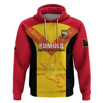 Custom Papua New Guinea Rubgby Hoodie Pacific 2023 Go PNG Kumuls LT14