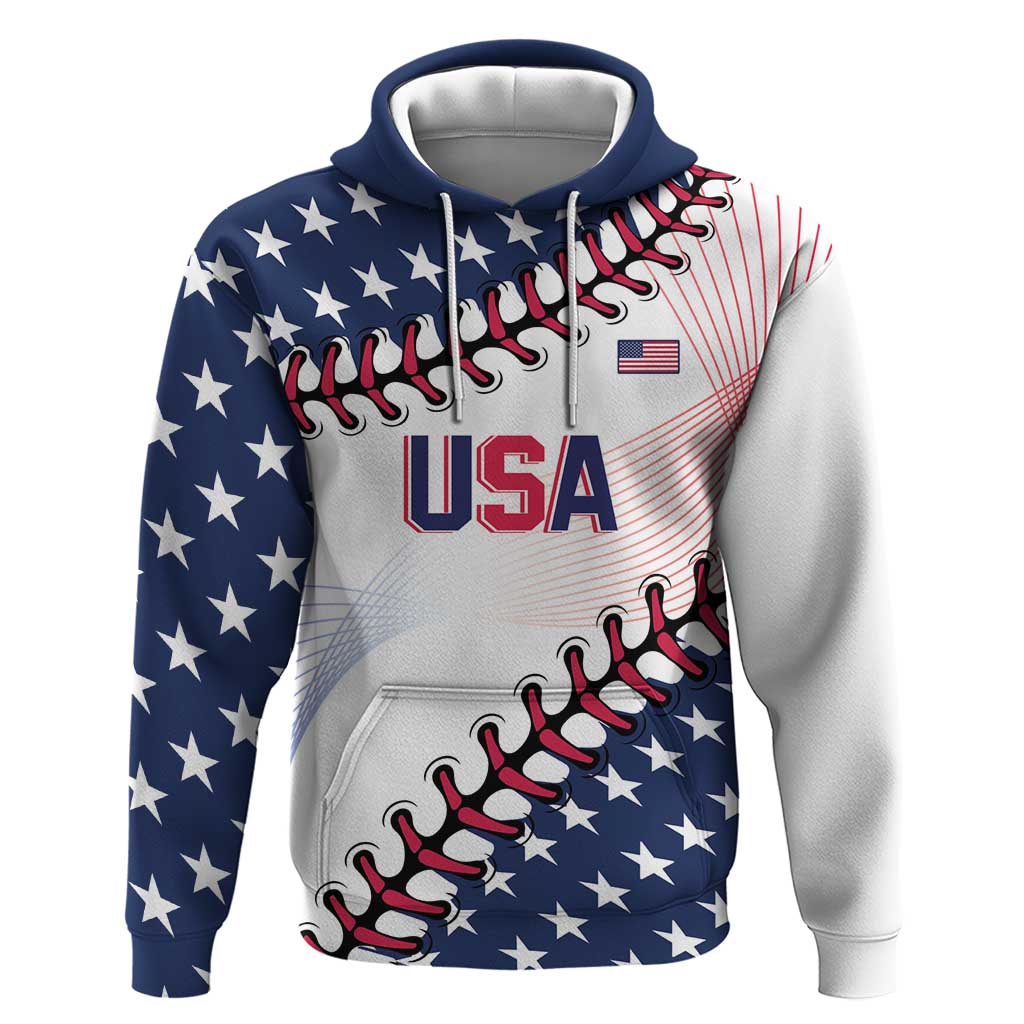 Custom Baseball 2024 USA Hoodie Go United States LT14