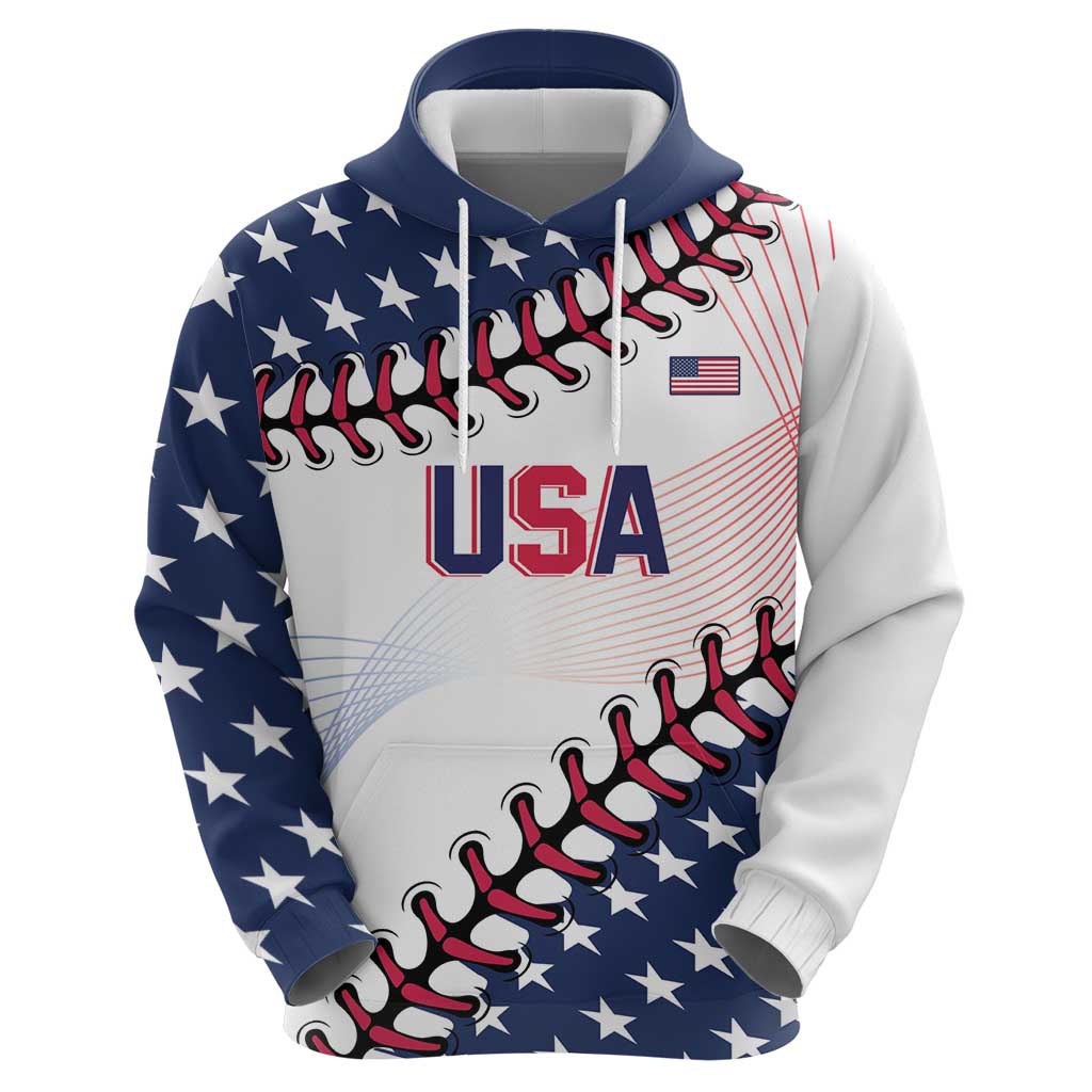 Custom Baseball 2024 USA Hoodie Go United States LT14