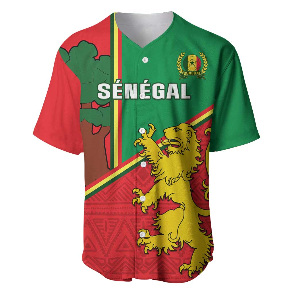 Senegal Football Baseball Jersey 2024 Go Champions Lions De La Teranga LT14
