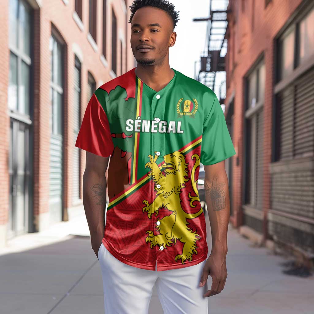 Senegal Football Baseball Jersey 2024 Go Champions Lions De La Teranga LT14