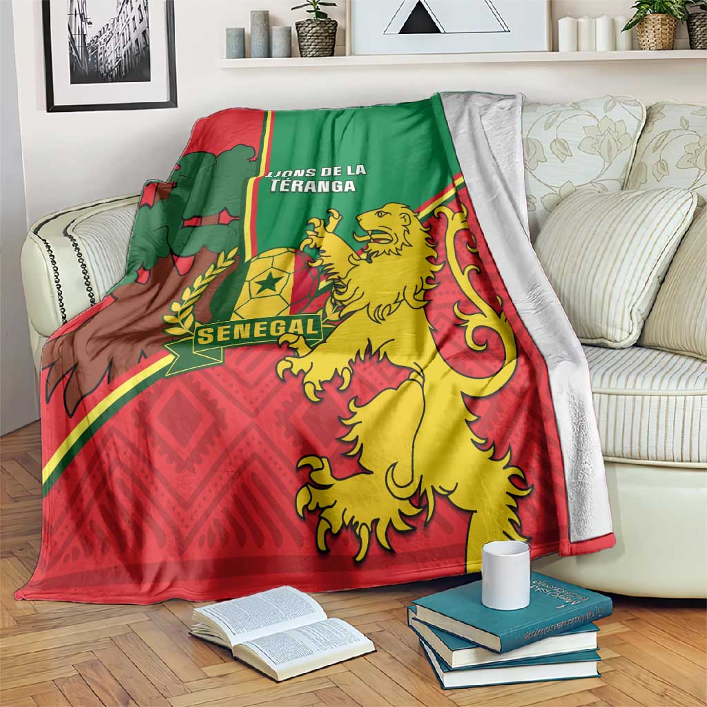 Senegal Football Blanket 2024 Go Champions Lions De La Teranga LT14