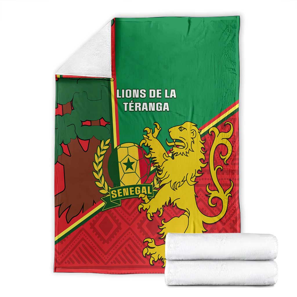 Senegal Football Blanket 2024 Go Champions Lions De La Teranga LT14