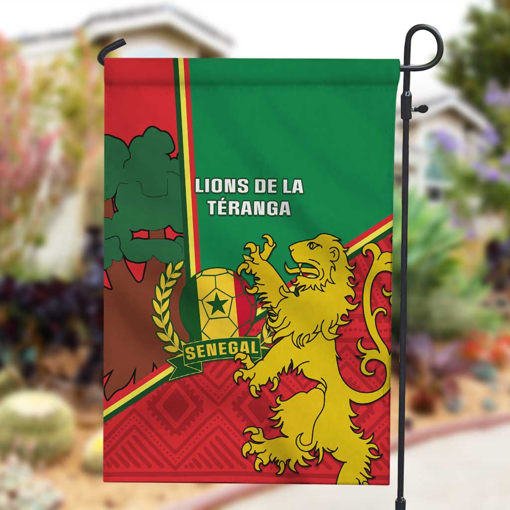 Senegal Football Garden Flag 2024 Go Champions Lions De La Teranga LT14