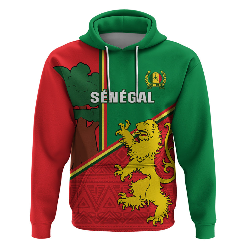 Senegal Football Hoodie 2024 Go Champions Lions De La Teranga LT14