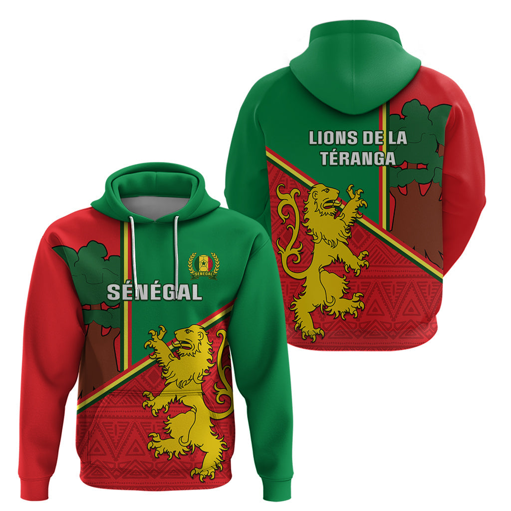Senegal Football Hoodie 2024 Go Champions Lions De La Teranga LT14