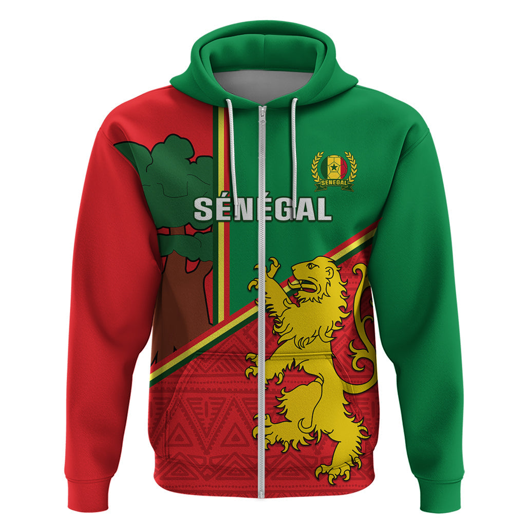 Senegal Football Hoodie 2024 Go Champions Lions De La Teranga LT14