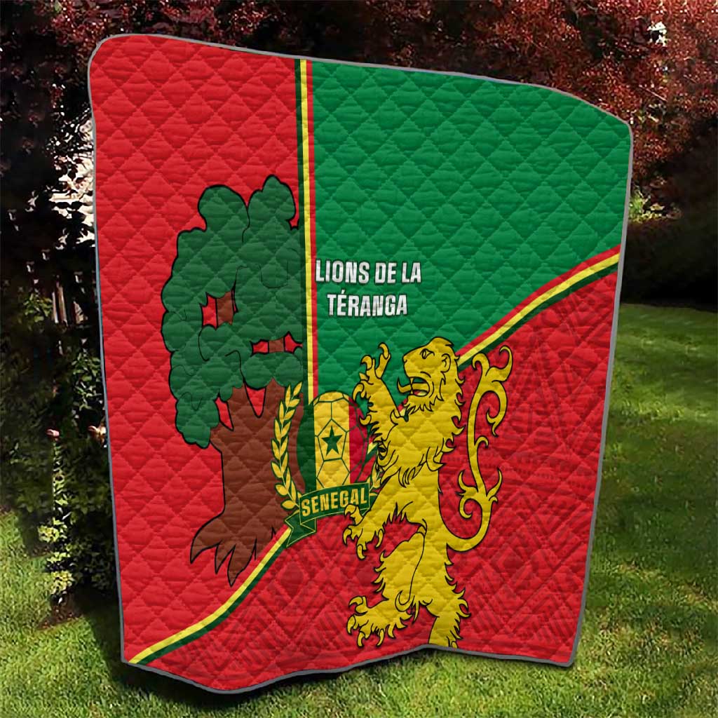 Senegal Football Quilt 2024 Go Champions Lions De La Teranga LT14