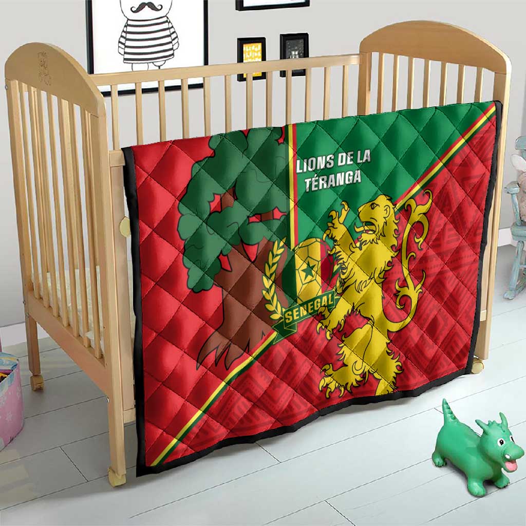 Senegal Football Quilt 2024 Go Champions Lions De La Teranga LT14